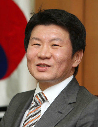 정몽규 축구협회장, 인판티노 FIFA 회장 환담
