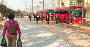 통근버스 떠나면… 텅 빈 나주혁신도시