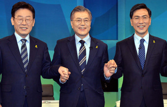 승부처 수도권 ‘동상이몽’… 文 “다시 압승” 安·李 “결선 발판”