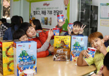 농심켈로그, 강원도 초등학교 4곳에 시리얼 2천인분 전달