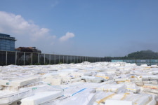 [뉴스+] 당진 라돈 매트리스 야적장 가보니