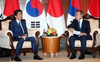 [포토] 뉴욕서 열린 한일정상회담