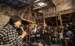 손혜원 의원, 왜 기자간담회 장소로 폐공장 택했나