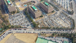 [포토] 차량으로 가득한 청사 밖 주차장