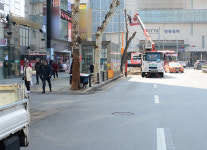영등포역 40년 불법 노점상 기습 철거에 깨끗해진 거리 [사진in세상] 