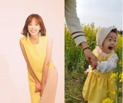 소유진♥백종원, 제주 유채꽃밭서 ‘딸 세은양과 행복이 뿜뿜’