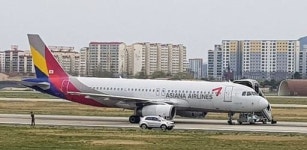 광주공항 활주로서 아시아나 여객기 바퀴 파손, 항공 29편 줄줄이 결항