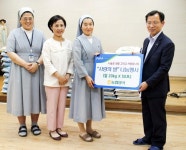 농협양곡, 서초구립 성심노인복지센터에「사랑의 쌀」전달