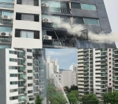 의정부 호원동 아파트서 화재 발생, 주민 30명 대피·1명 위중