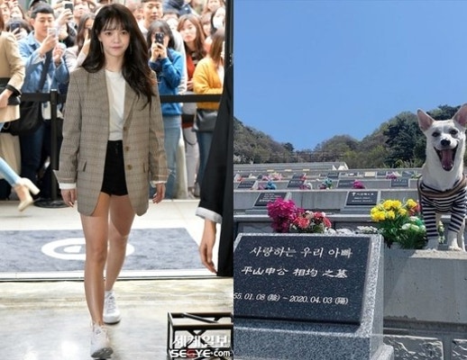 AOA 지민, 지난달 고인 된 아버지 추모 “사랑해, 너무 보고 싶어” | 포토뉴스