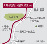 서대구산단 서편도로 드디어 개통