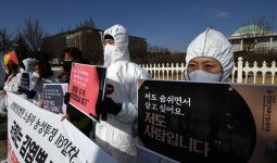 [포토] 보건의료노조원들 “체계적인 인력 보강 촉구”