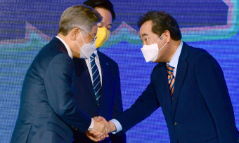 이낙연 광주·전남서 첫 승… 이재명 과반 이어가