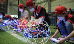 최첨단 드론 축구 ‘하늘 위 명승부’… 4차 산업혁명시대 기술 경연장으로 [2021 제4회 세계일보 전국드론축구대회]
