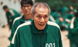 오징어게임 ‘오일남 할아버지’, KS 1차전 시구