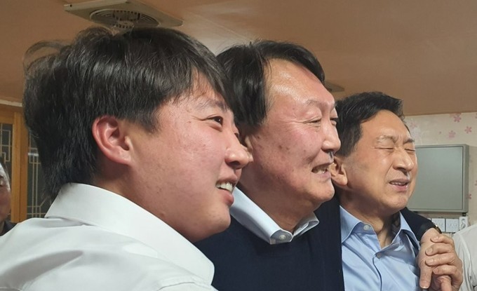 이준석 윤석열=김문수=국민의힘 비판과 이재명 공격, 자유민주주의 쟁취 의지 강조