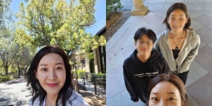 ‘3번 이혼’ 이아현, 입양 두 딸 데리고 美 스탠포드 방문...왜?