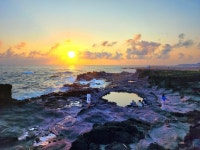 ‘새 무릉도원’ 신도마을 도구리알의 신비한 제주 저녁노을 [최현태 기자의 여행홀릭]