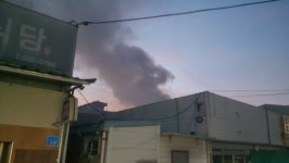 [속보] 천안 중앙시장 화재… 상가 여러채 전소