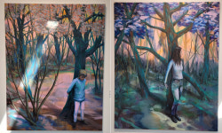 나무 감싸안은 여인과 소년, 폭력에 저항… 무거운 울림