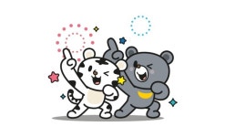 IOC 강원도 캐릭터 범이&곰이 사용중단… 저작권 침해 주장