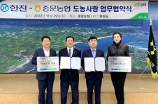 농협중앙회 新도농교류모델 전국1호, ㈜한진-중문농협 간 결연