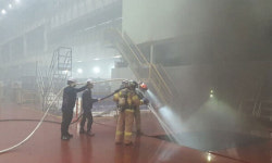 순천 해룡면 제철 공장서 불…4시간여 만에 진화