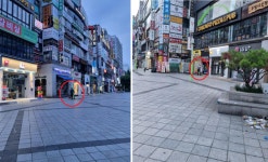 새벽 서현역 인근서 홀로 쉴 새 없이 비질하던 男…주민 “다음에는 빗자루 들고 함께할 것”