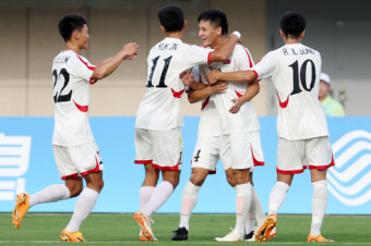 北 공격 축구 ‘화끈’…대만 2-0으로 꺾어