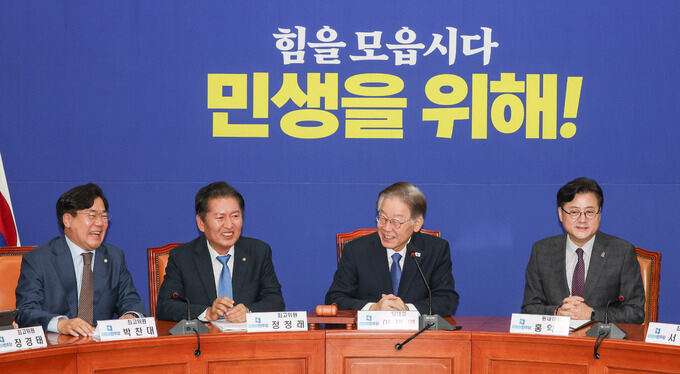 두 의원과 함께한 만찬, 국정운영과 당내 화합 논의 
