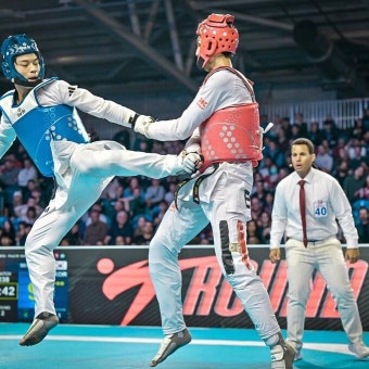 서건우, 태권도 GP파이널 남자 80kg급 한국 최초로 우승…파리 올림픽 출전권 따냈다