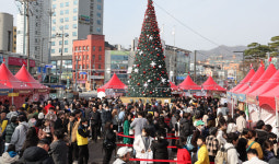 [포토] 성북천 분수마루, 제12회 유러피언 크리스마스 마켓 인기