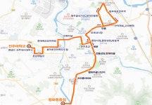 전주 시내버스 지간선제 완주 삼례 확대… 북부권 순환노선·전주역 심야버스도 운행
