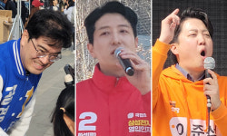 “동탄 유권자 마음 잡아라”… 세 후보 총력전 [심층기획-4·10 총선 격전지를 가다]