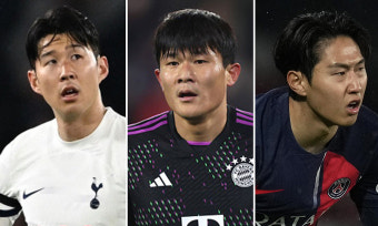 ‘한국축구 간판’ 손흥민·김민재·이강인의 싸늘한 봄날
