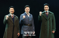 [포토] 양준모-정성화-민우혁  영웅 화이팅!