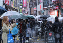 [포토] 눈 내리는 명동