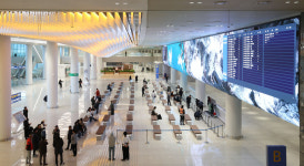 [포토] 인천국제공항 제2여객터미널 확장 구역 운영 시작