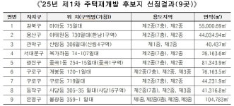 서울 재개발 가속도…시, ‘신속통합기획’ 후보지 9곳 추가 선정
