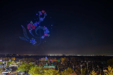 ‘드론도시’ 충남 당진, 3일 밤 삽교호서 드론 1000대로 브레드이발소 공연 펼친다