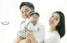 박세영곽정욱, 딸과 첫 가족사진 “벌써 200일”