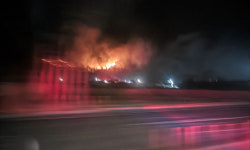 도랑 빠진 뒤 추위 피하려다 산불로…6시간 만에 큰 불길 잡아