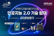 오티콘보청기, 디지털 의료기기 인증… 인공지능 AI 2.0 보청기 주목