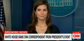 백악관, 트럼프에게 ‘성추문 테이프’ 질문한 CNN 기자 취재 막아