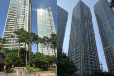 용산공원 내려다보는 10년 라이벌 아파트