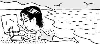 [리빙포인트] 해변서 태블릿PC는 지퍼백에