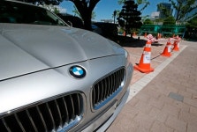 남해고속도로 주행 중 BMW 차량 화재…인명피해 無
