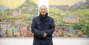 서울 풍경이 산수화로… 나이 드니 분홍이 눈에 들어와요