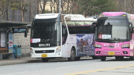 오산시의 유일한 시내버스 파업에 2주째…적정 임금 보장 하라