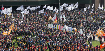 129주년 노동절, 민노총은 집회·한노총은 마라톤…'노동개악 중단'